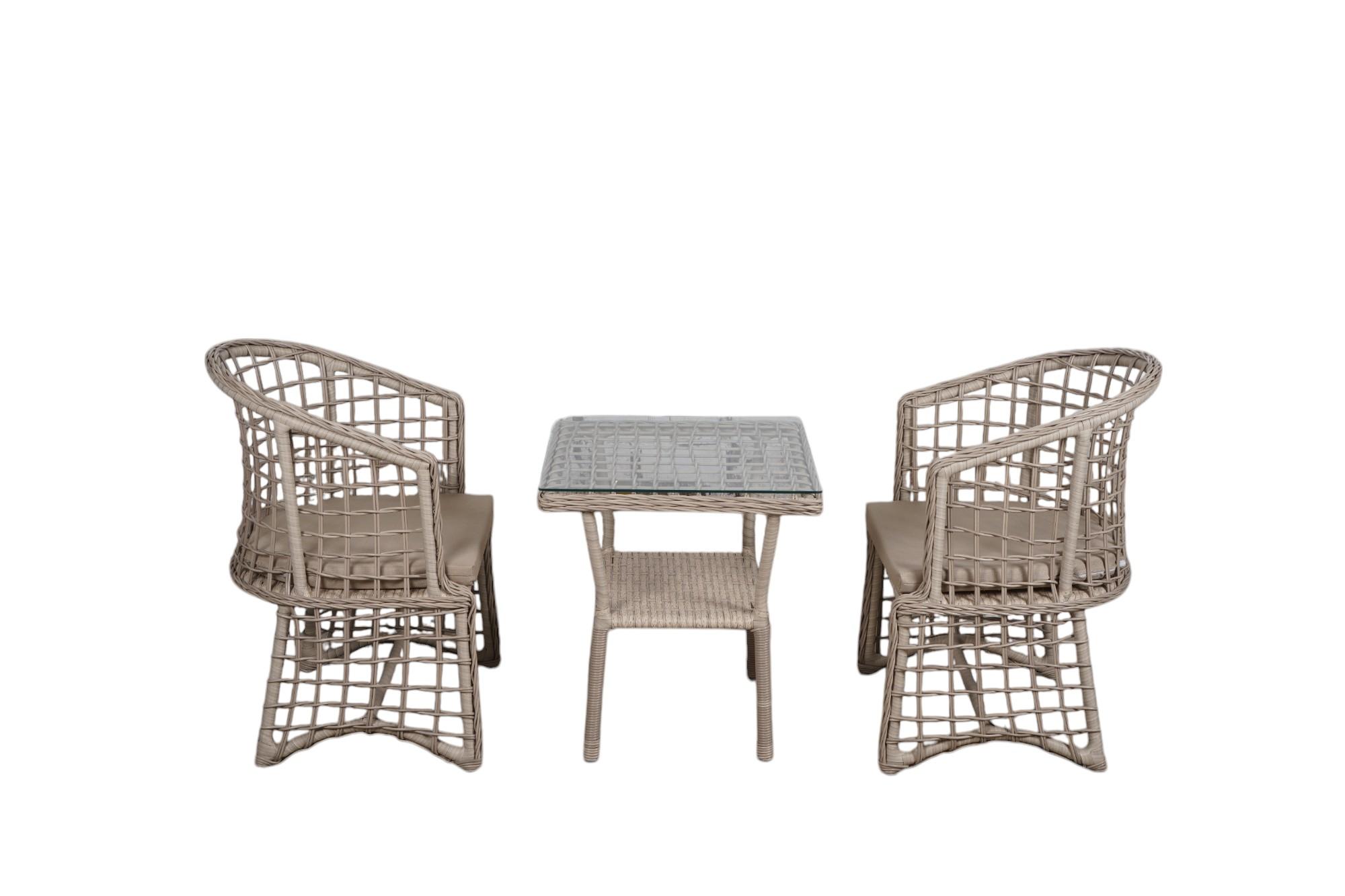 Rattan Bistro Takımı — görsel 1